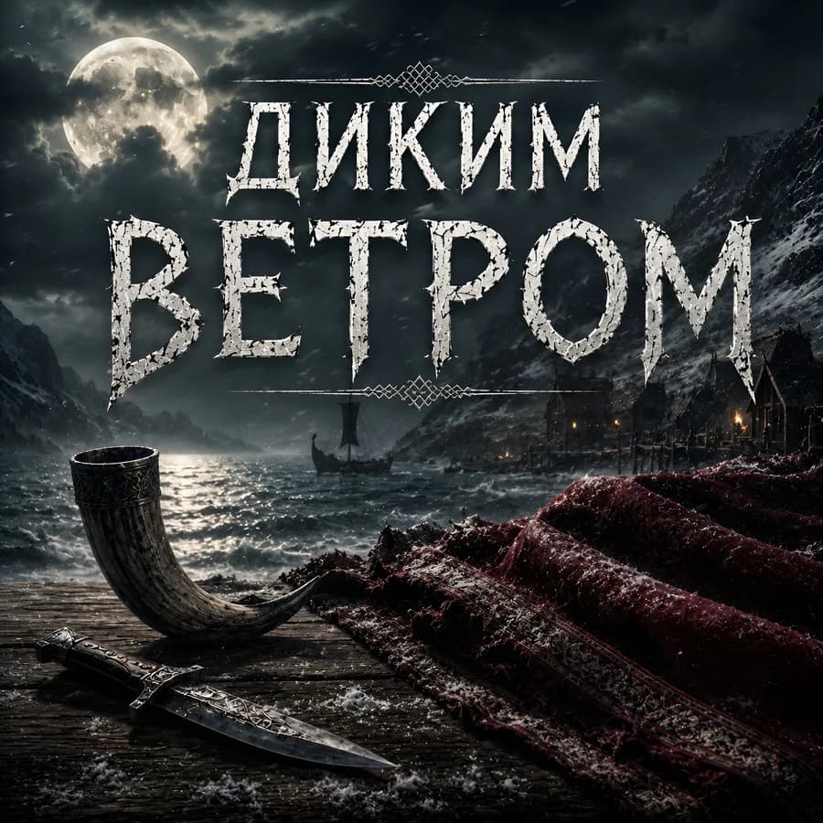 Обложка сингла «Диким ветром»