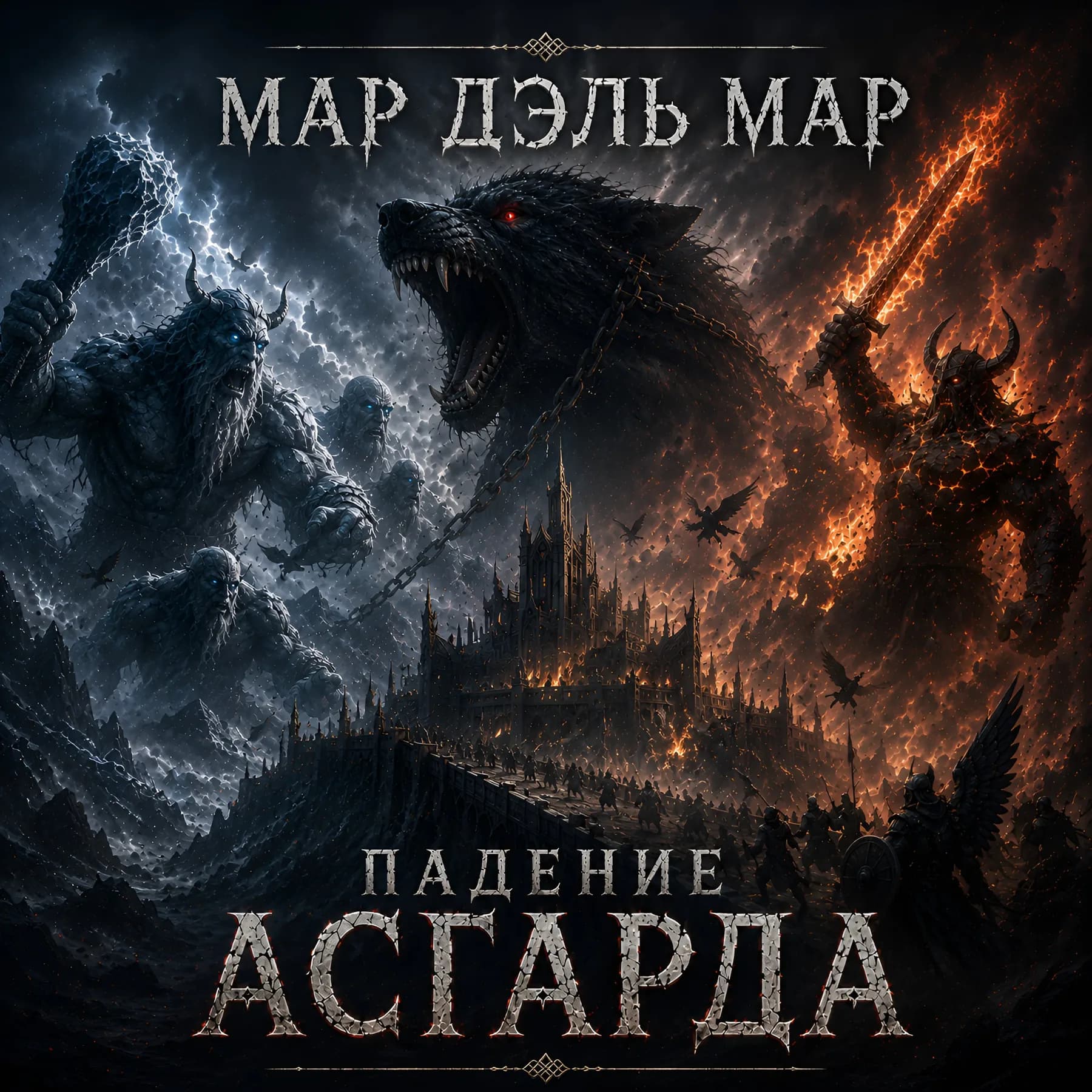 Обложка «Падение Асгарда»