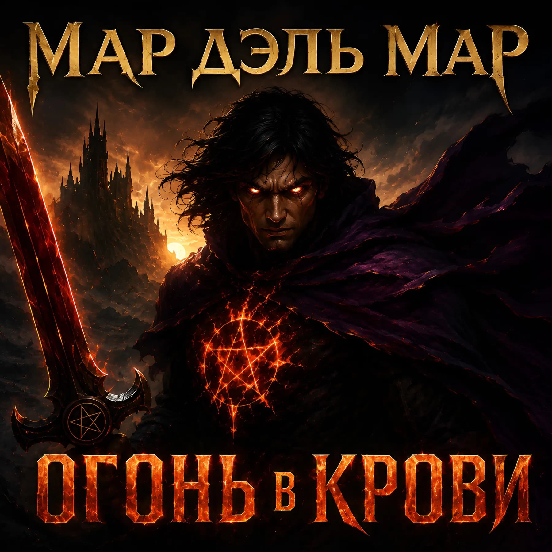 Обложка сингла «Огонь в крови»