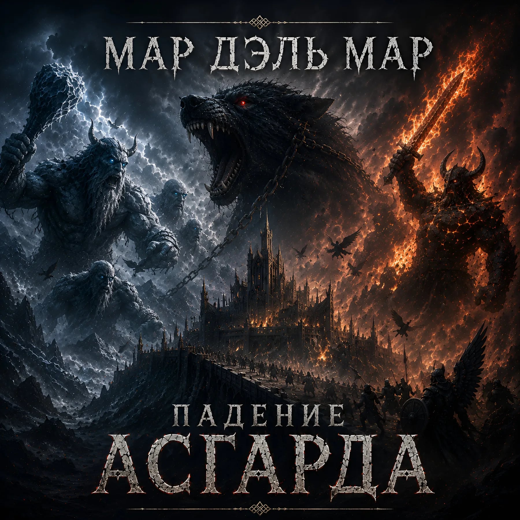 Обложка «Падение Асгарда»
